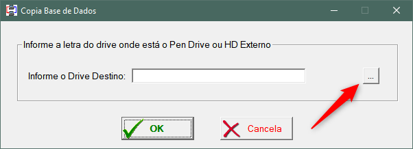 base de dados em pen drive