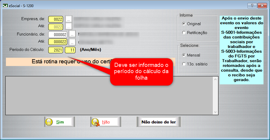 evento S1200